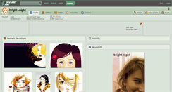 Desktop Screenshot of bright--night.deviantart.com