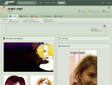 Tablet Screenshot of bright--night.deviantart.com