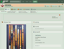 Tablet Screenshot of jedijaina.deviantart.com