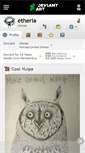 Mobile Screenshot of etheria.deviantart.com