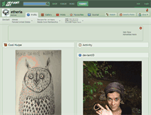 Tablet Screenshot of etheria.deviantart.com