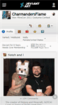 Mobile Screenshot of charmandersflame.deviantart.com