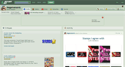 Desktop Screenshot of megamansonic.deviantart.com