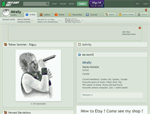 Tablet Screenshot of mirally.deviantart.com