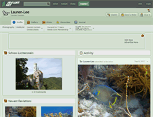 Tablet Screenshot of lauren-lee.deviantart.com