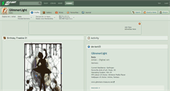 Desktop Screenshot of glimmerlight.deviantart.com