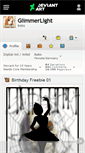 Mobile Screenshot of glimmerlight.deviantart.com
