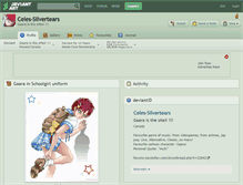 Tablet Screenshot of celes-silvertears.deviantart.com