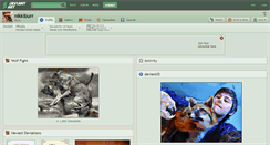 Desktop Screenshot of nikkiburr.deviantart.com
