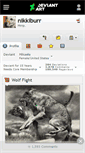 Mobile Screenshot of nikkiburr.deviantart.com