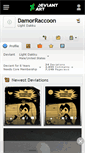 Mobile Screenshot of damorraccoon.deviantart.com