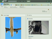 Tablet Screenshot of blue-bluw.deviantart.com