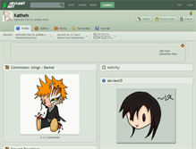 Tablet Screenshot of katheh.deviantart.com