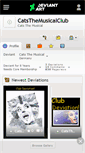 Mobile Screenshot of catsthemusicalclub.deviantart.com