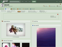 Tablet Screenshot of lakoubi.deviantart.com