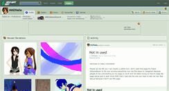Desktop Screenshot of mmdnalia.deviantart.com