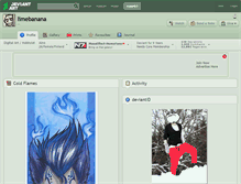 Tablet Screenshot of limebanana.deviantart.com