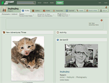 Tablet Screenshot of inuinuinu.deviantart.com