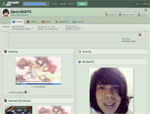 Tablet Screenshot of dave-nights.deviantart.com