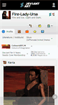 Mobile Screenshot of fire-lady-ursa.deviantart.com