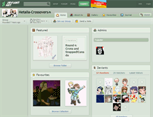 Tablet Screenshot of hetalia-crossovers.deviantart.com