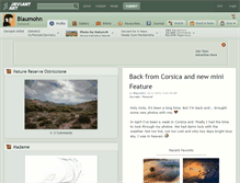 Tablet Screenshot of blaumohn.deviantart.com