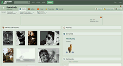 Desktop Screenshot of peacelady.deviantart.com