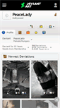 Mobile Screenshot of peacelady.deviantart.com