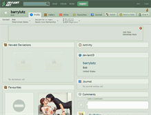 Tablet Screenshot of barrylutz.deviantart.com