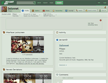 Tablet Screenshot of dasonnet.deviantart.com