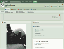 Tablet Screenshot of basstendencies.deviantart.com