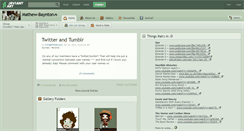 Desktop Screenshot of mathew-baynton.deviantart.com