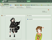 Tablet Screenshot of celicmon.deviantart.com