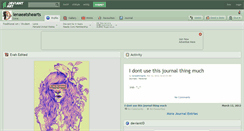 Desktop Screenshot of lenaeatshearts.deviantart.com