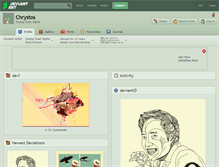 Tablet Screenshot of chrystos.deviantart.com