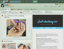 Tablet Screenshot of kindii.deviantart.com
