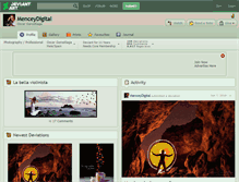 Tablet Screenshot of menceydigital.deviantart.com
