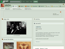 Tablet Screenshot of catartica.deviantart.com