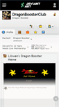 Mobile Screenshot of dragonboosterclub.deviantart.com