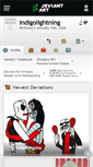 Mobile Screenshot of indigolightning.deviantart.com