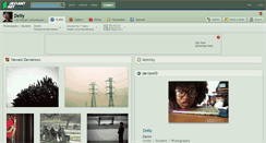 Desktop Screenshot of deliy.deviantart.com