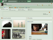 Tablet Screenshot of deliy.deviantart.com