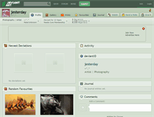 Tablet Screenshot of jesterday.deviantart.com