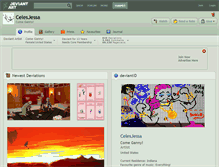 Tablet Screenshot of celesjessa.deviantart.com