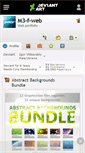Mobile Screenshot of m3-f-web.deviantart.com