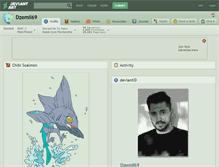 Tablet Screenshot of dzemil69.deviantart.com