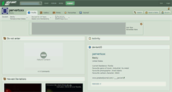 Desktop Screenshot of pervertxxx.deviantart.com