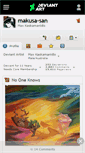 Mobile Screenshot of makusa-san.deviantart.com