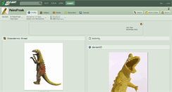 Desktop Screenshot of paleofreak.deviantart.com