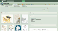 Desktop Screenshot of distant-moon.deviantart.com
